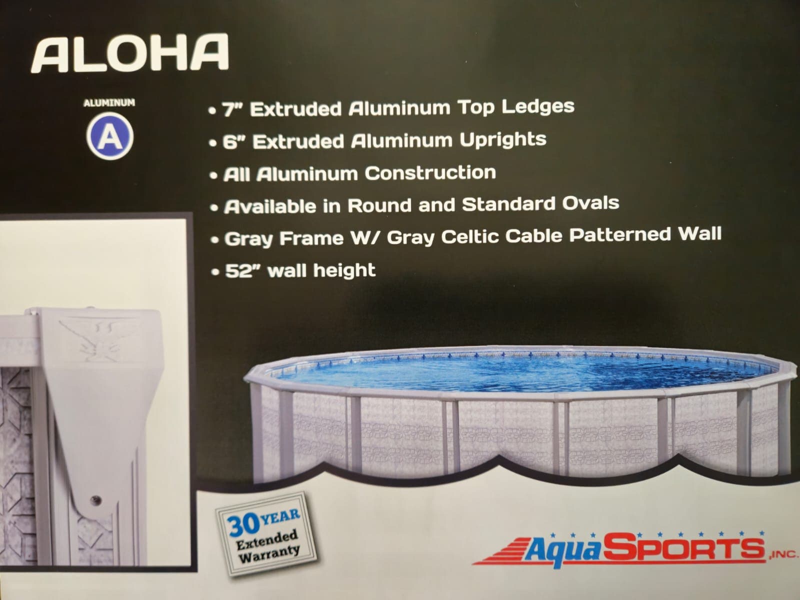 Aloha above-ground pool