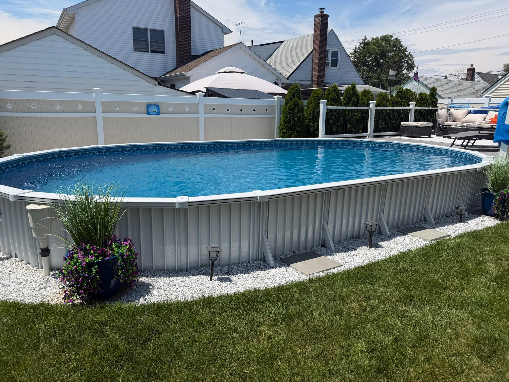 Aquasport pool installed by Franklin Pool Services