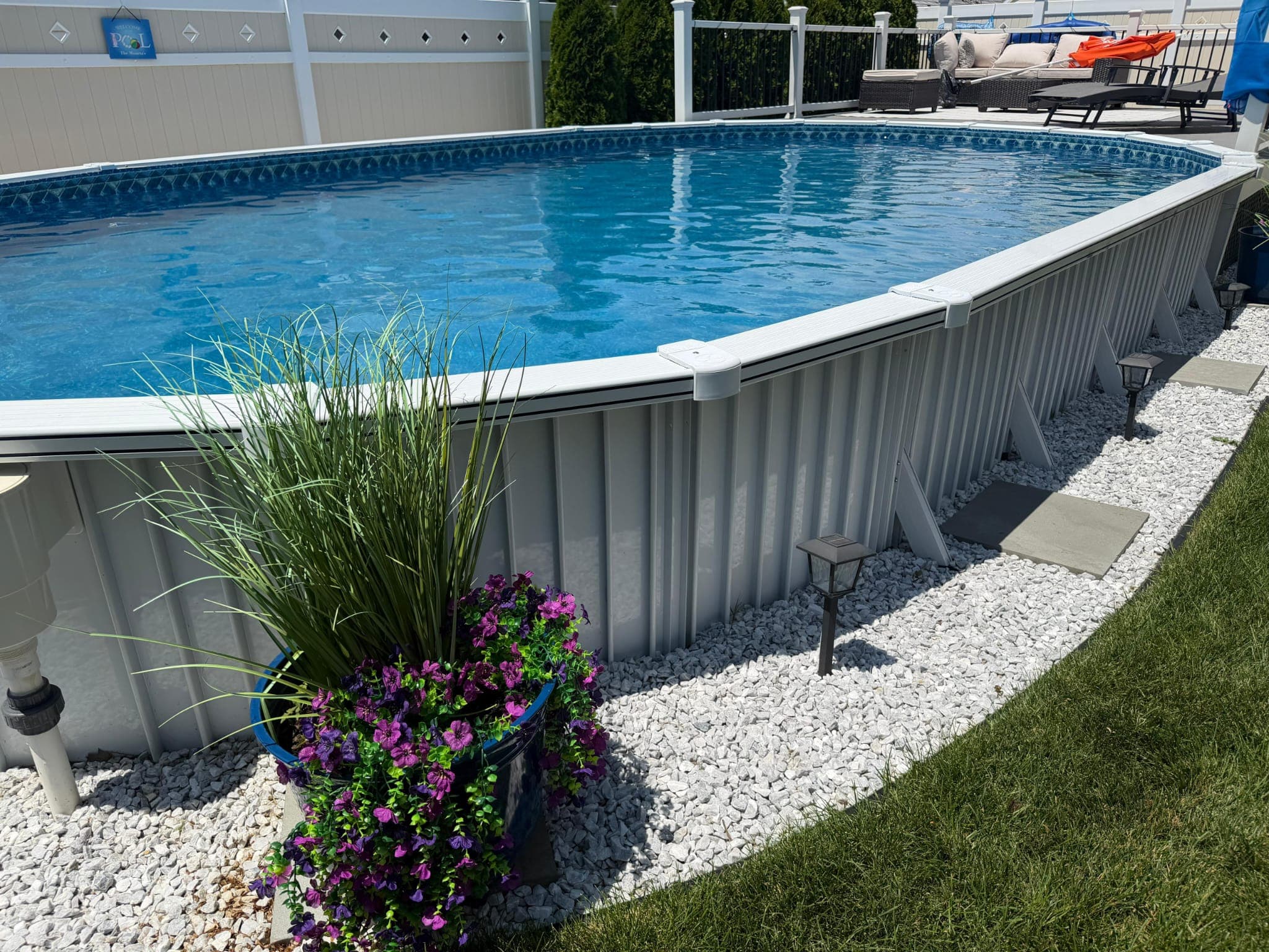 Aquasport pool installed by Franklin Pool Services