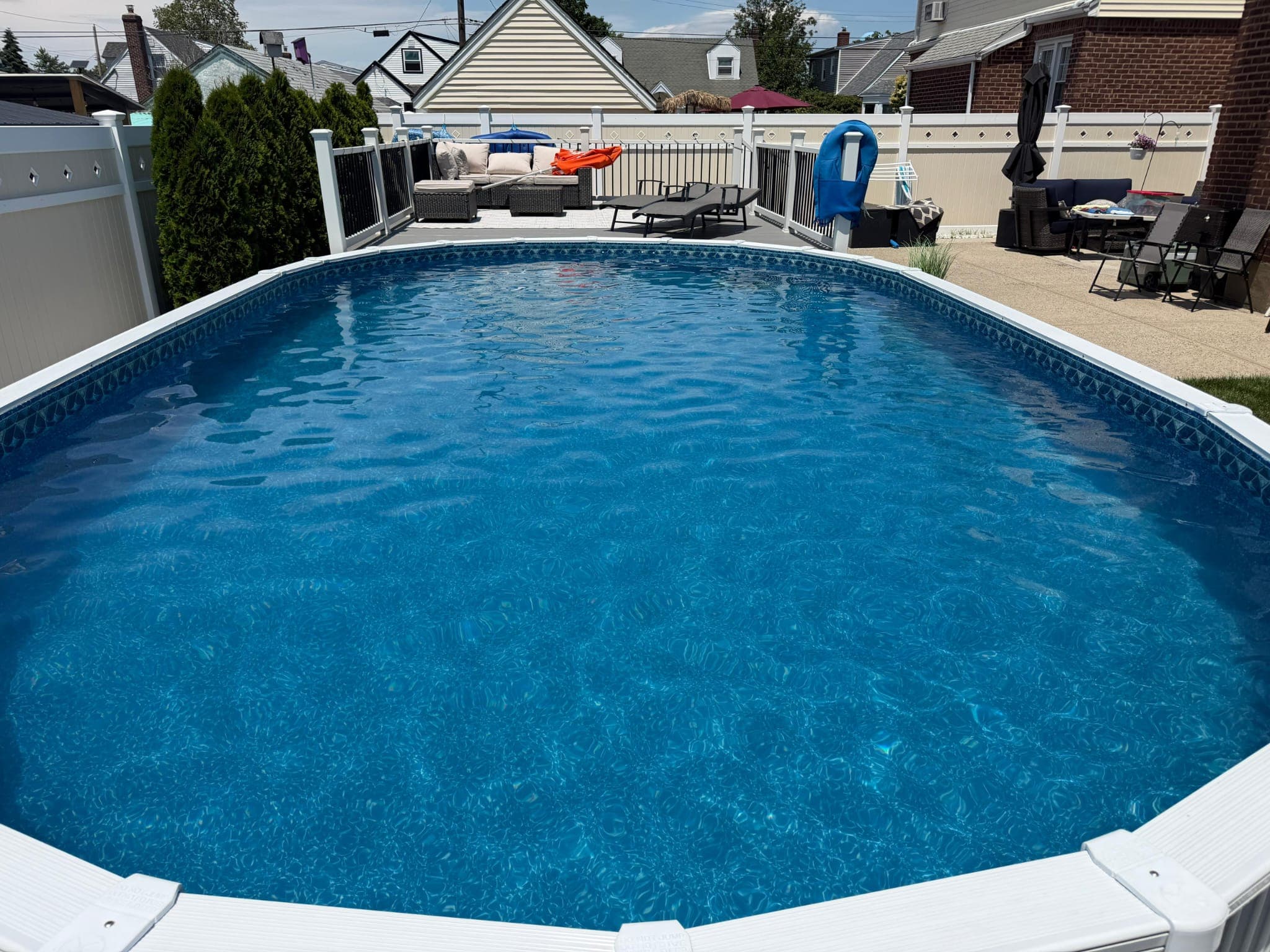 Aquasport pool installed by Franklin Pool Services