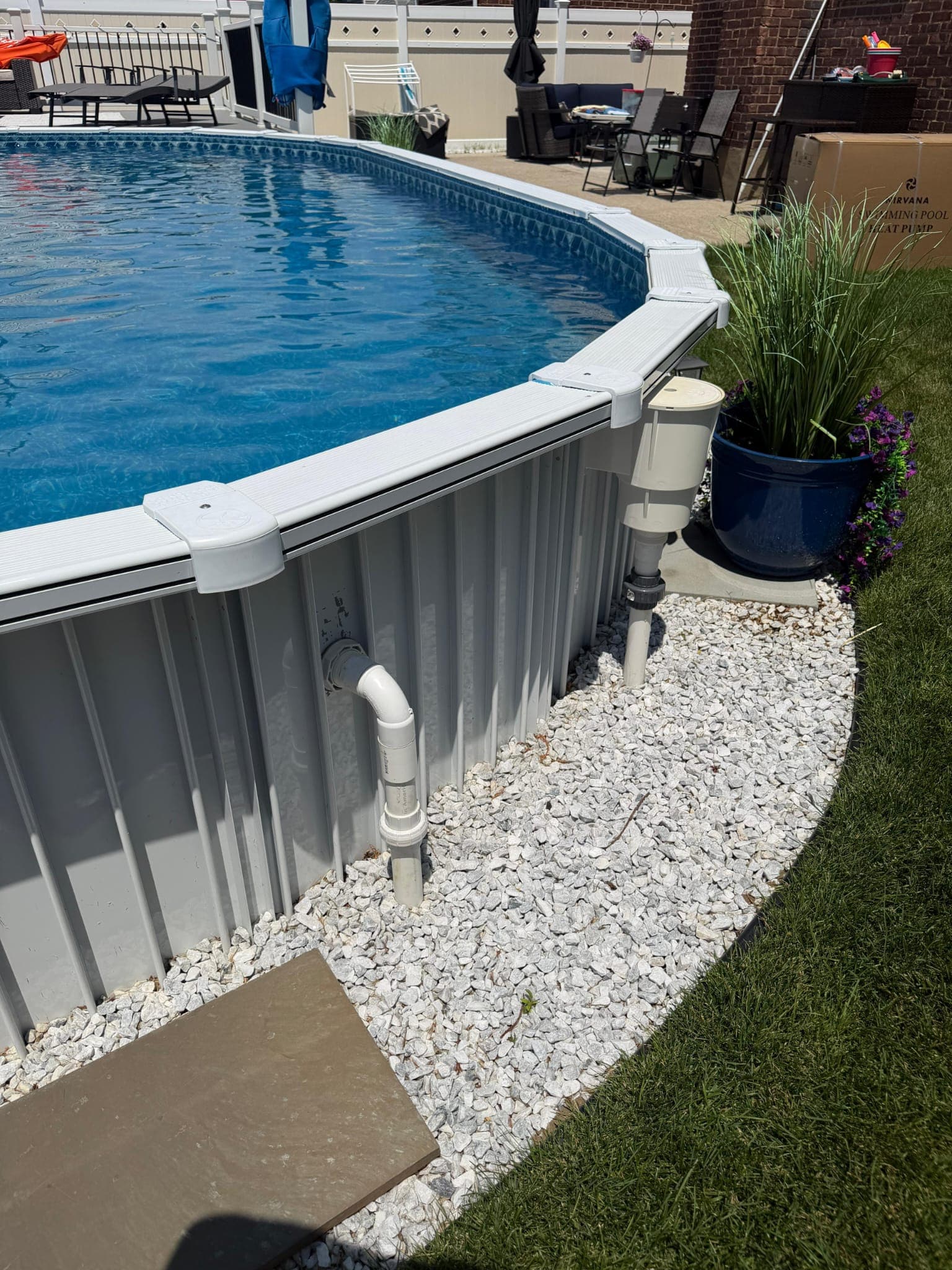Aquasport pool installed by Franklin Pool Services