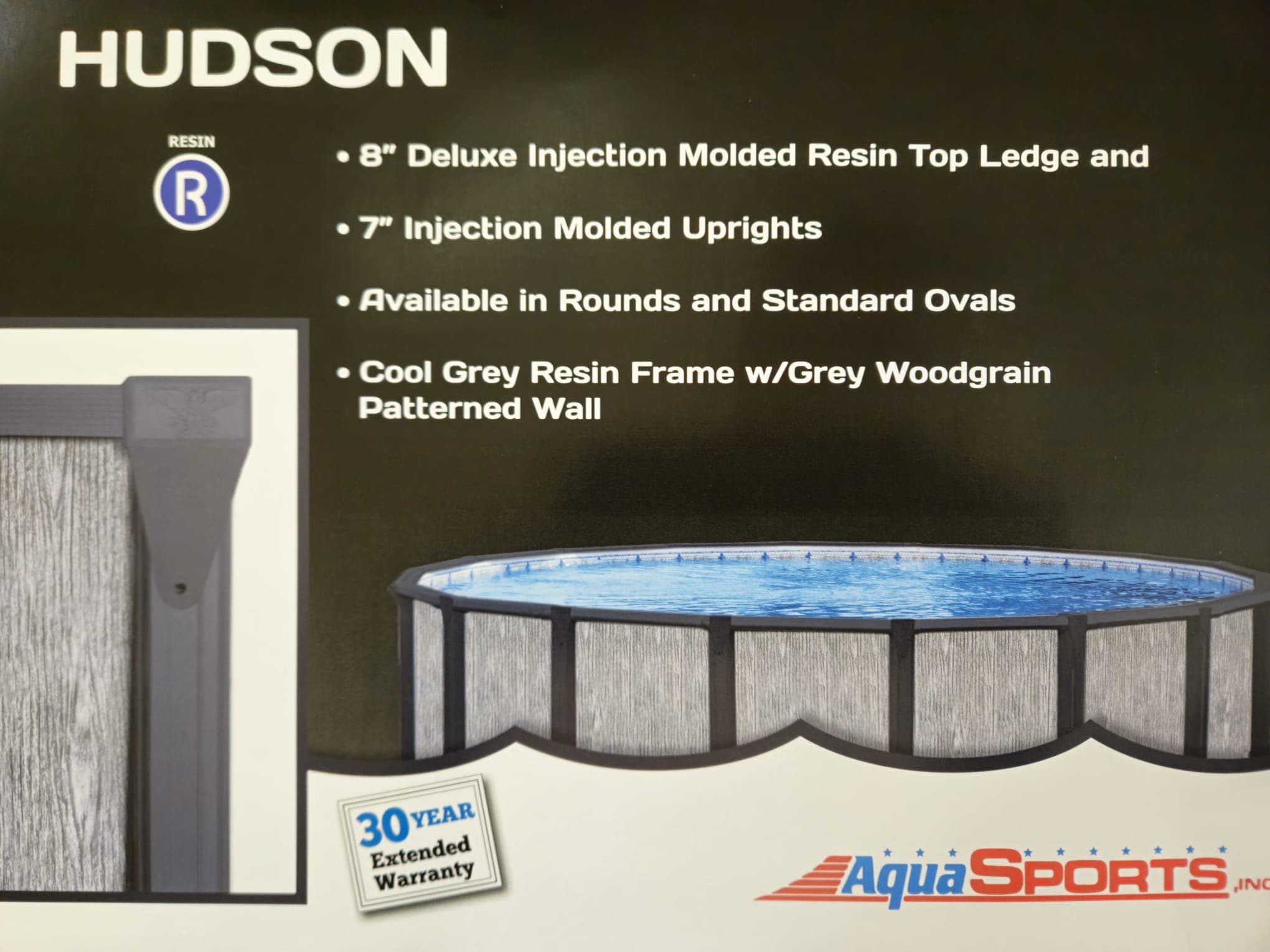 Hudson above-ground pool