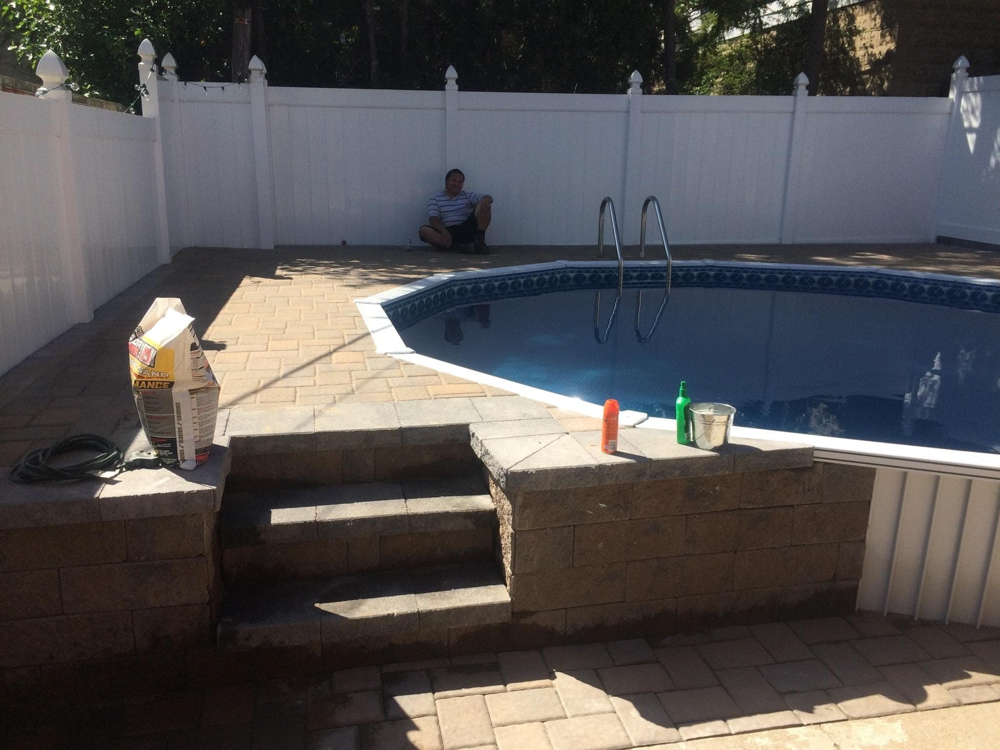 Aquasport pool installed by Franklin Pool Services