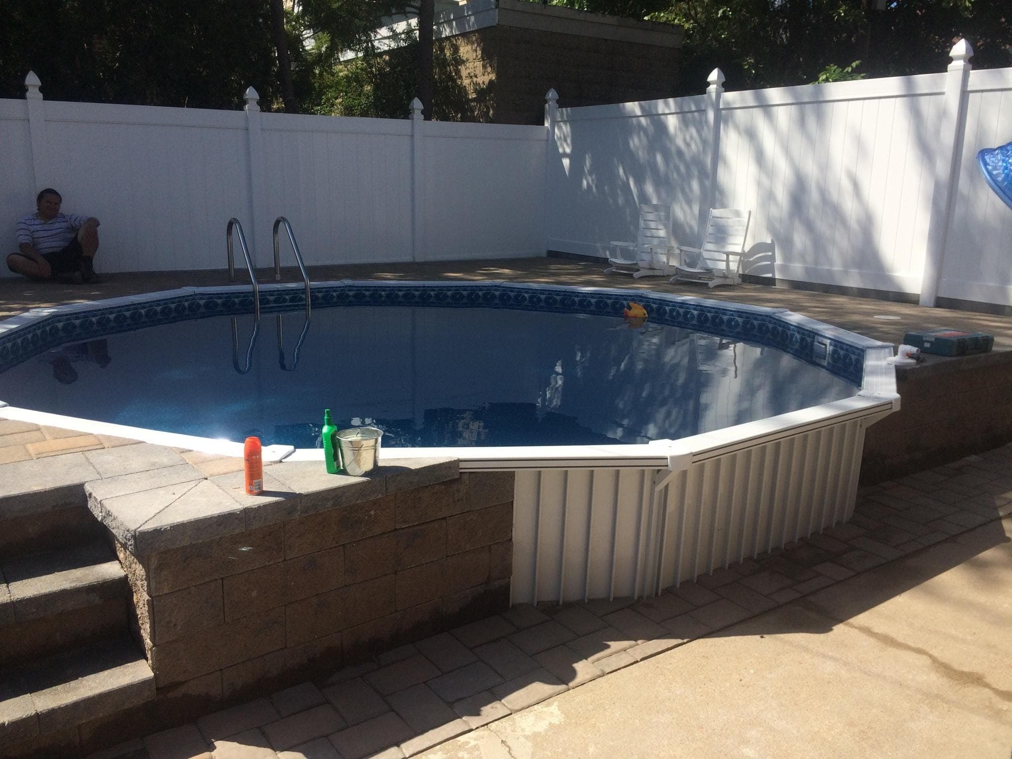 Aquasport pool installed by Franklin Pool Services