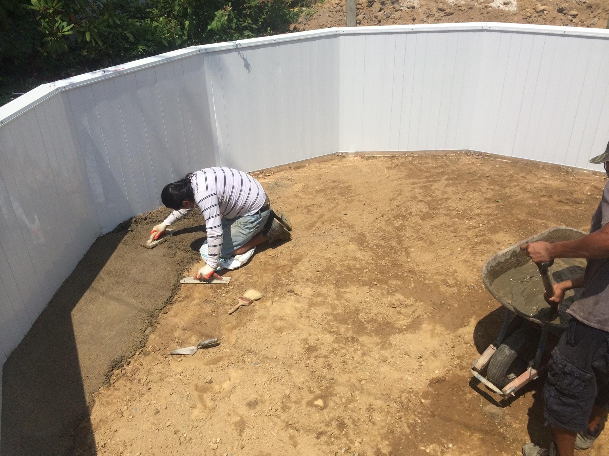 Aquasport pool installed by Franklin Pool Services