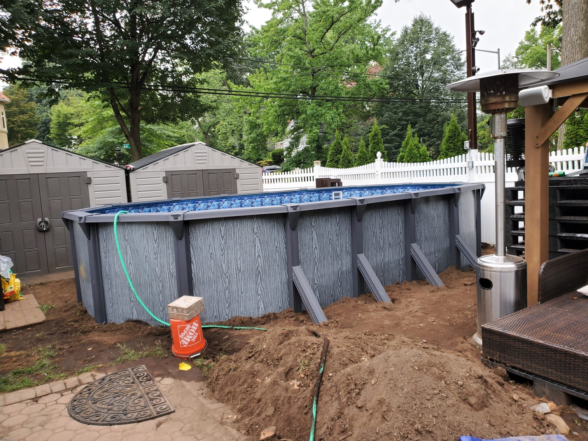 Aquasport pool installed by Franklin Pool Services