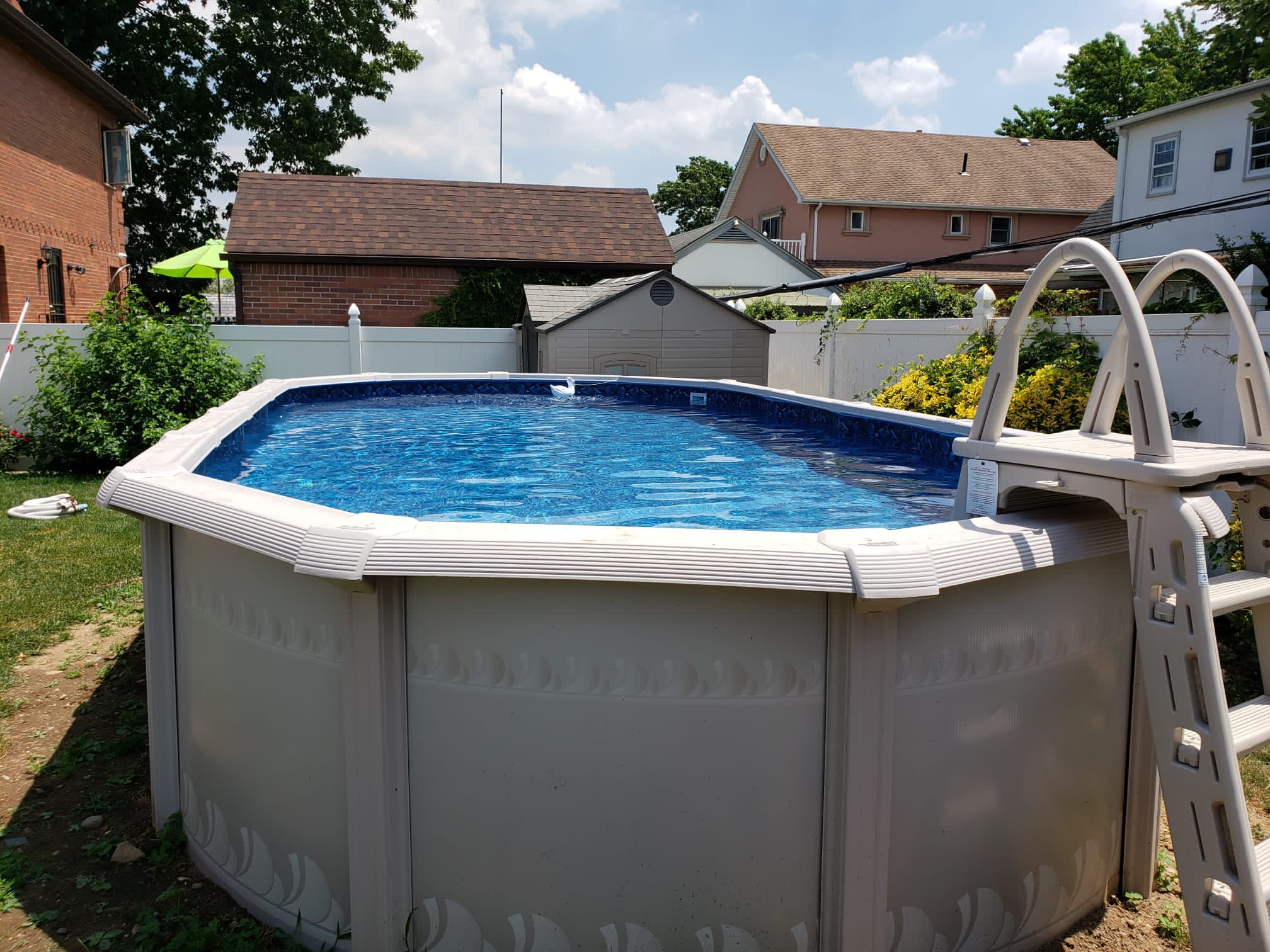 Aquasport pool installed by Franklin Pool Services