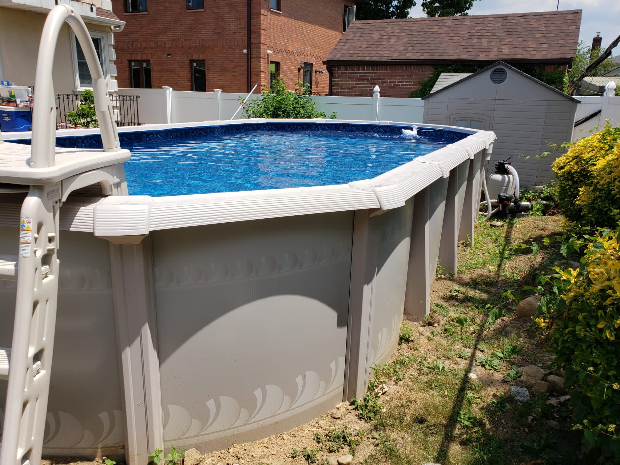 Aquasport pool installed by Franklin Pool Services