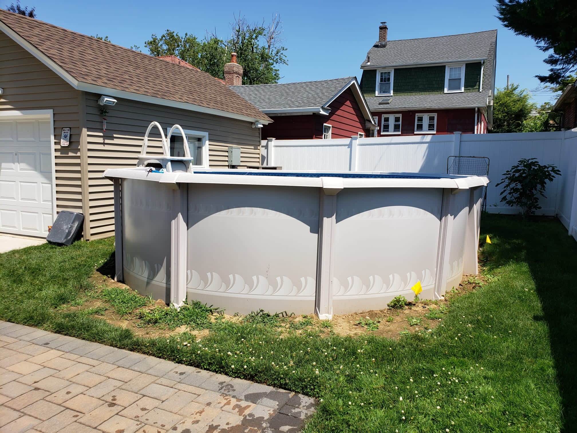 Aquasport pool installed by Franklin Pool Services