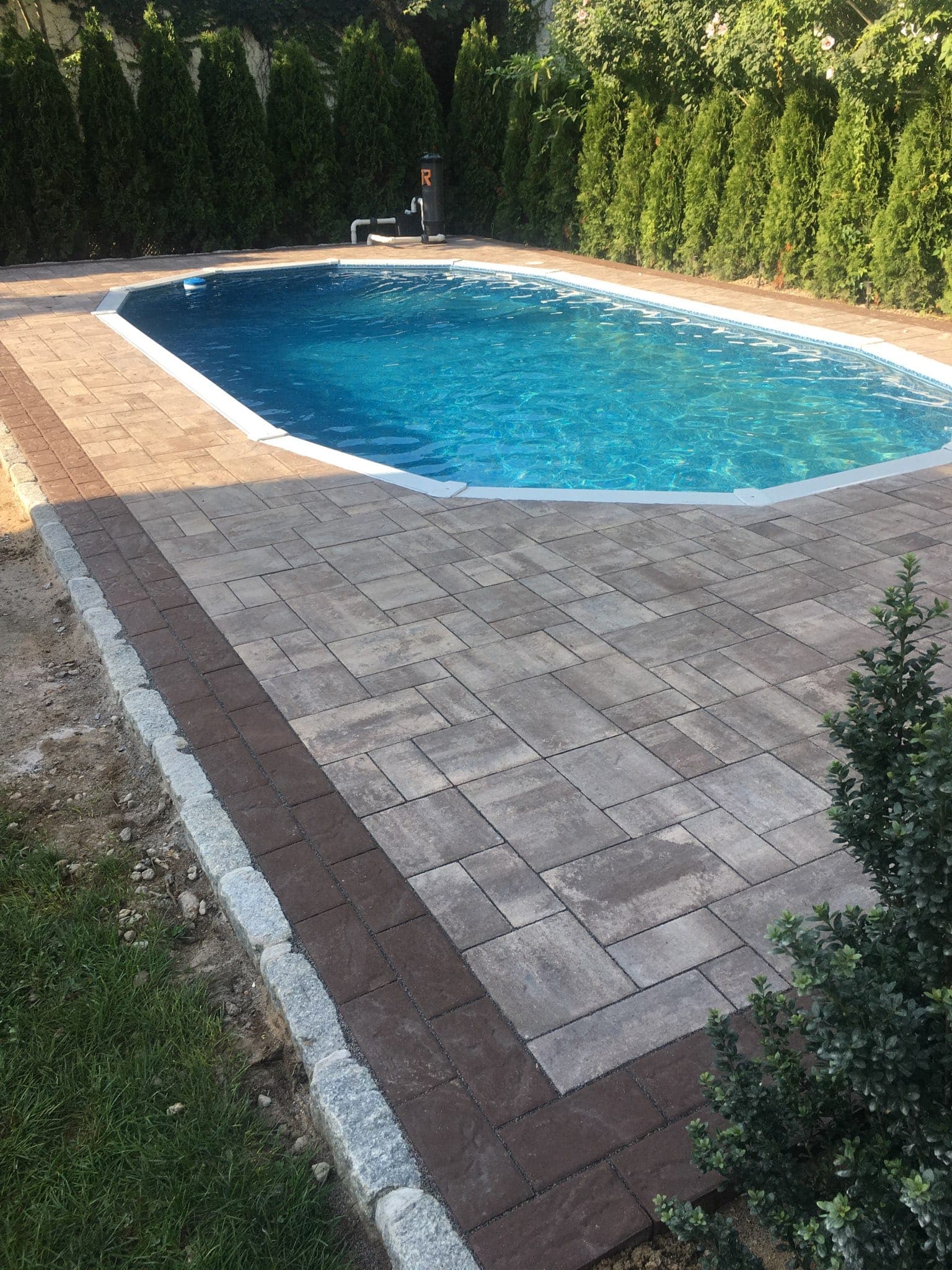 Aquasport pool installed by Franklin Pool Services