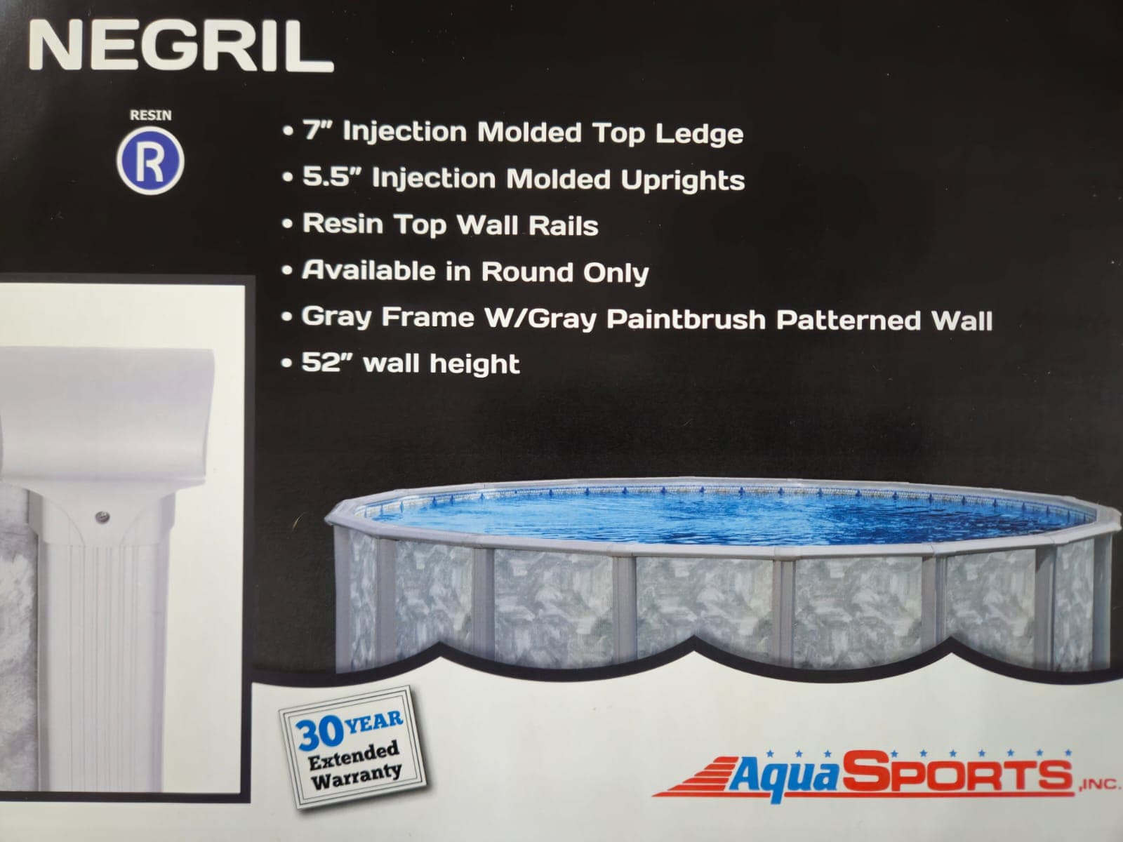 Negril above-ground pool